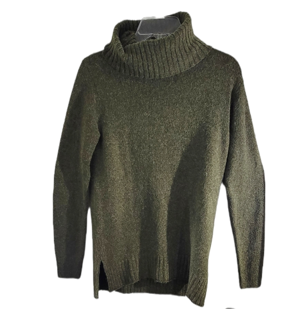 BP Olive Green Long Sleeve Cowl Neck Pull-Over‎ Sweater Size XS - Picture 3 of 10